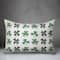 Shamrock Pattern Watercolor Pillow 14" x 20" Throw Pillow